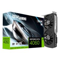 Placa De Vídeo Zotac NVIDIA Geforce RTX 4060 Twin Edge Oc, 8GB, GDDR6, 128 Bits, HDMI E Displayport - Zt-d40600h-10m