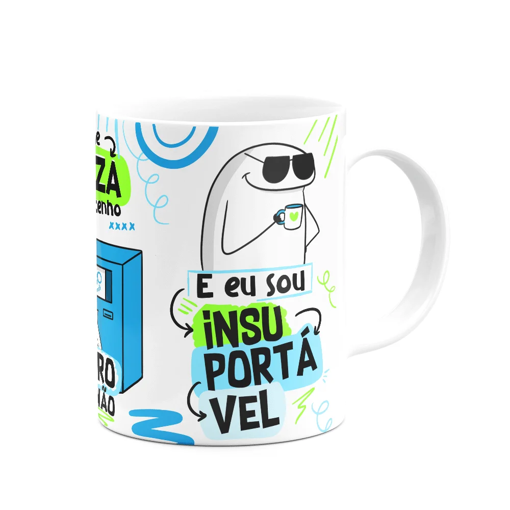 Imagem 3 de 3 do produto Caneca Flork - Pra Gostar De Mim, Tem Que Amar Muito!!! M2