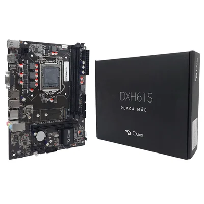 Placa Mãe Duex Dx H61s, Intel 2ª/3ª Geração, Lga1155, DDR3