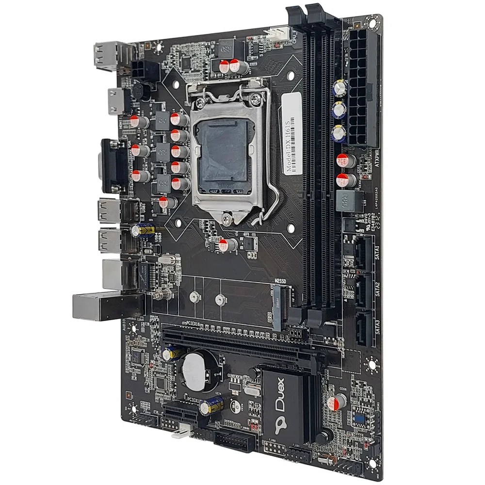 Placa Mãe Duex Dx H61s, Intel 2ª/3ª Geração, Lga1155, DDR3 8