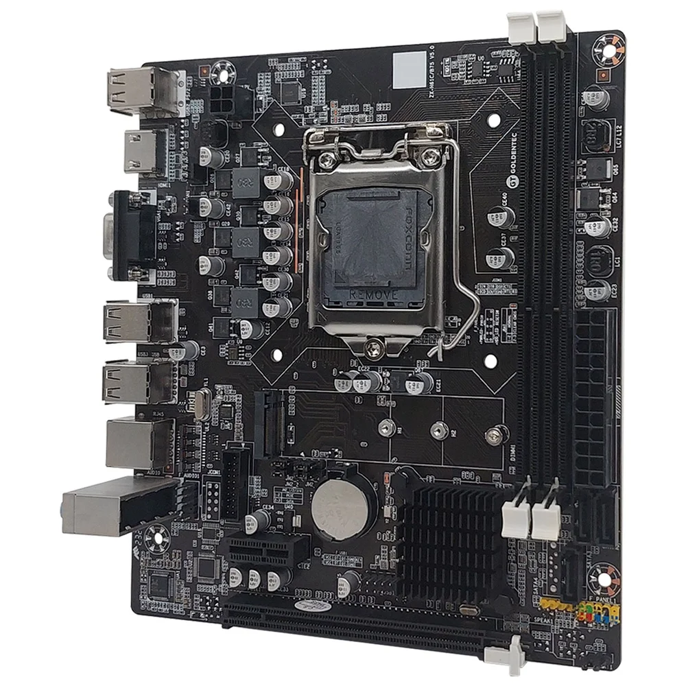 Placa Mãe Goldentec Gt H61 M2, Intel 2ª/3ª Geração, Lga1155, DDR3 6