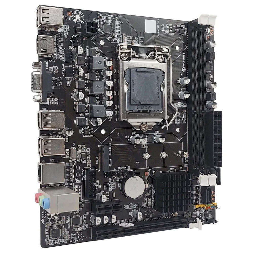 Placa Mãe Goldentec Gt H61 M2, Intel 2ª/3ª Geração, Lga1155, DDR3 7