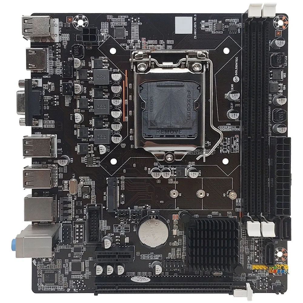 Placa Mãe Goldentec Gt H61 M2, Intel 2ª/3ª Geração, Lga1155, DDR3 8