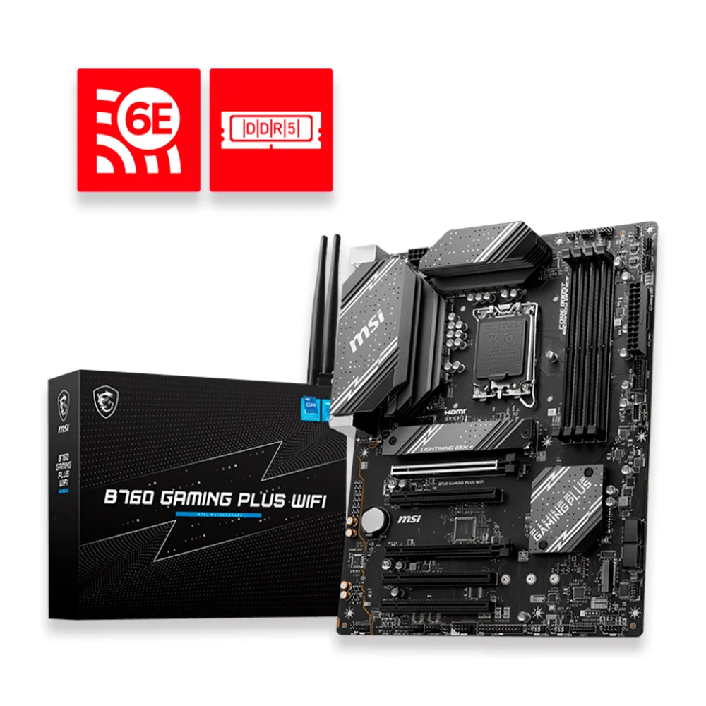 Placa Me Msi B760 Gaming Plus Intel LGA 1700