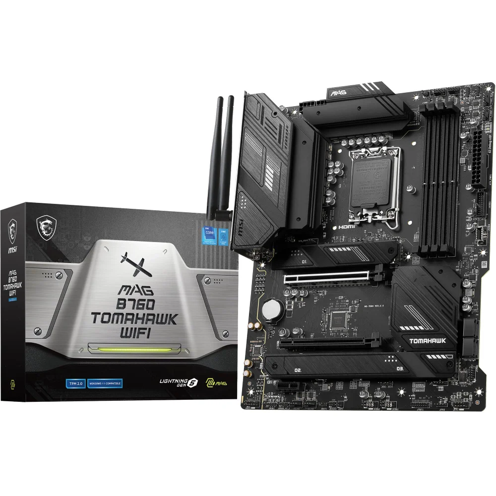 Placa Me Msi Mag B760 Tomahawk Intel KaBuM