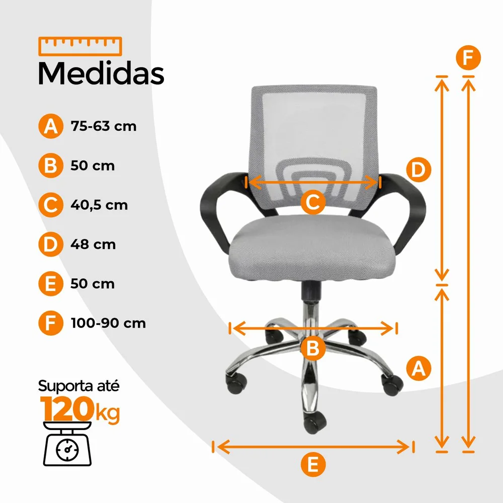 Cadeira De Escritório Oficial Webshop Begonia