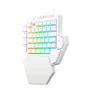 Teclado Mecânico Gamer Diti X RGB Redragon, Branco, Switch Azul - K601w-rgb Blue