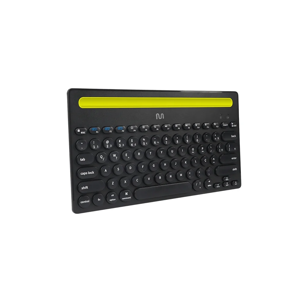 Imagem 2 de 5 do produto Teclado Sem Fio Multi Slot, Com Conexão Bluetooth, Preto - Tc284