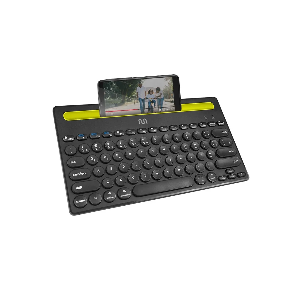 Imagem 5 de 5 do produto Teclado Sem Fio Multi Slot, Com Conexão Bluetooth, Preto - Tc284