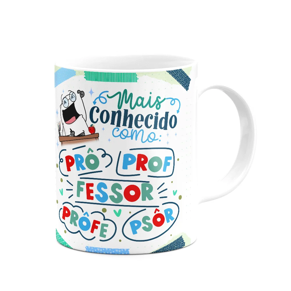 Imagem 3 de 3 do produto Caneca Flork Professor - Mais Conhecido Como...