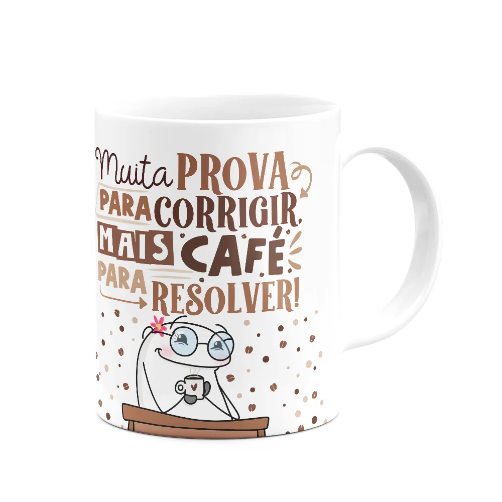 Imagem 3 de 3 do produto Caneca Flork Professora - Muita Prova Para Corrigir.
