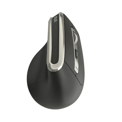 Mouse Sem Fio Multi Ms900, Bluetooth E USB, 3200DPI Ajustável, Clique Silencioso,6 Botões, Recarregável, Preto - Mo382.