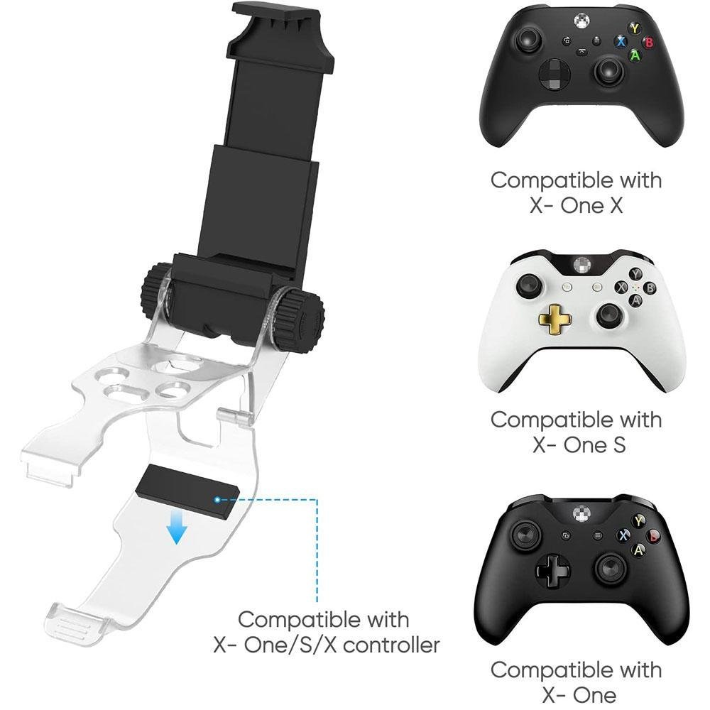 Imagem 3 de 5 do produto Suporte De Clipe Compatível com Controle Xbox One/S/X, Suporte Dobrável, Para Celular