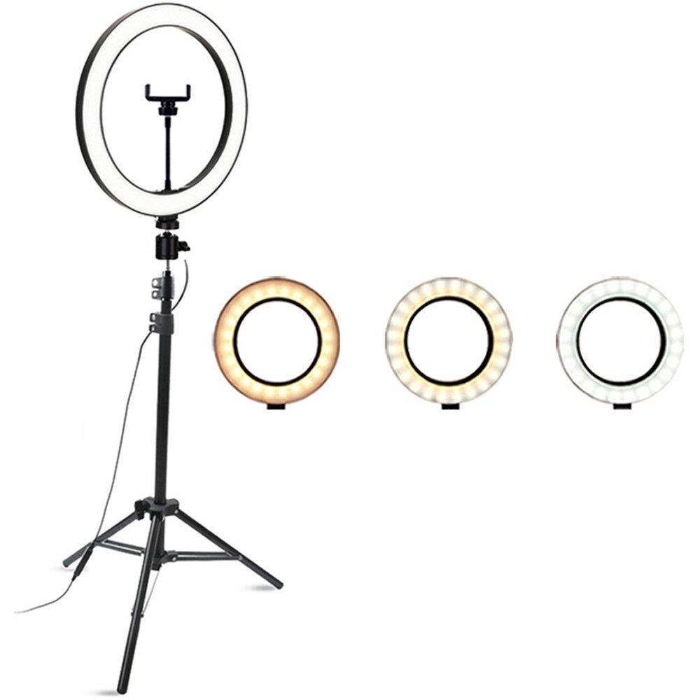 Imagem 4 de 5 do produto Kit Completo  Ring Light LED + Suporte, Com Tripé.