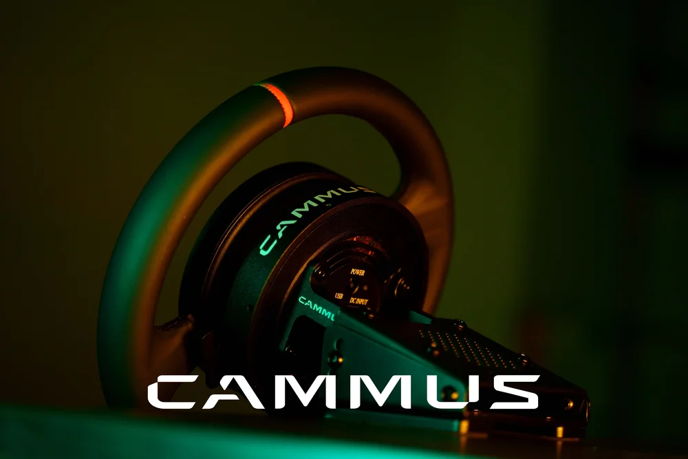 Imagem 2 de 5 do produto Volante Pc Cammus C5, 5nm, Base Volante, Direct Drive, Gamer