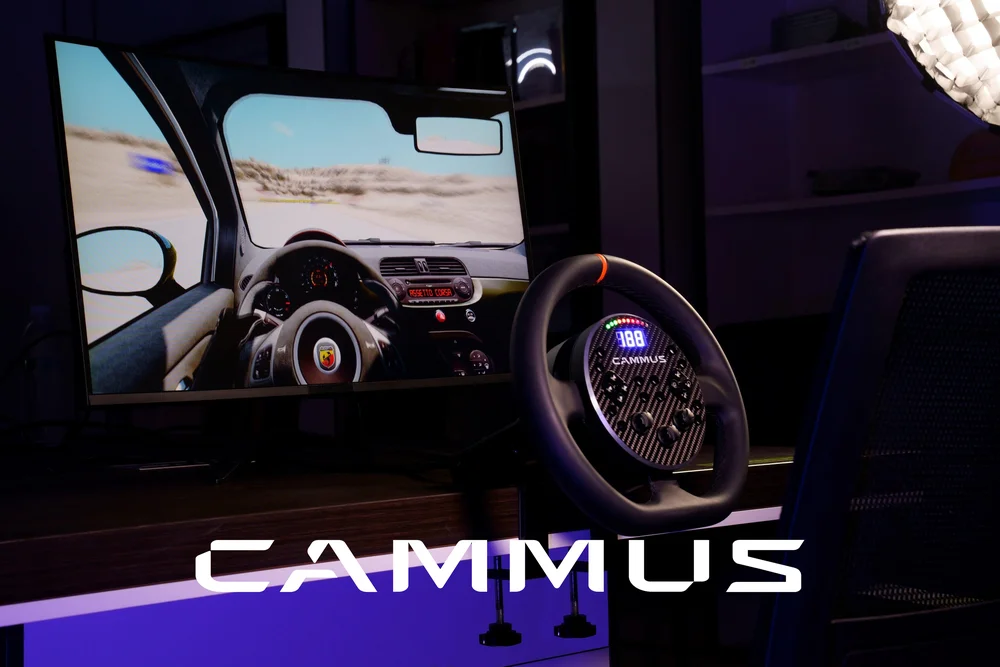 Imagem 5 de 5 do produto Volante Pc Cammus C5, 5nm, Base Volante, Direct Drive, Gamer