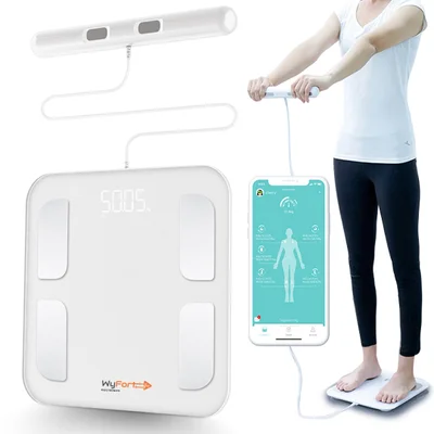 Balança Bioimpedância Wyfort Electronics, Smart, App, 8 Sensores - Wf03