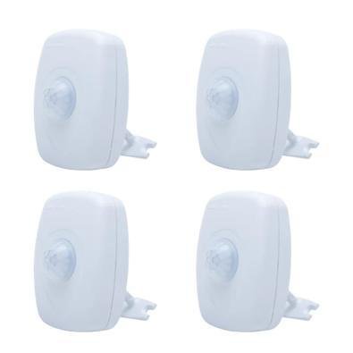 Kit x4 Sensor de Presença De Sobrepor Qualitronix, Lente 360º, 6 Funções - Qa23m