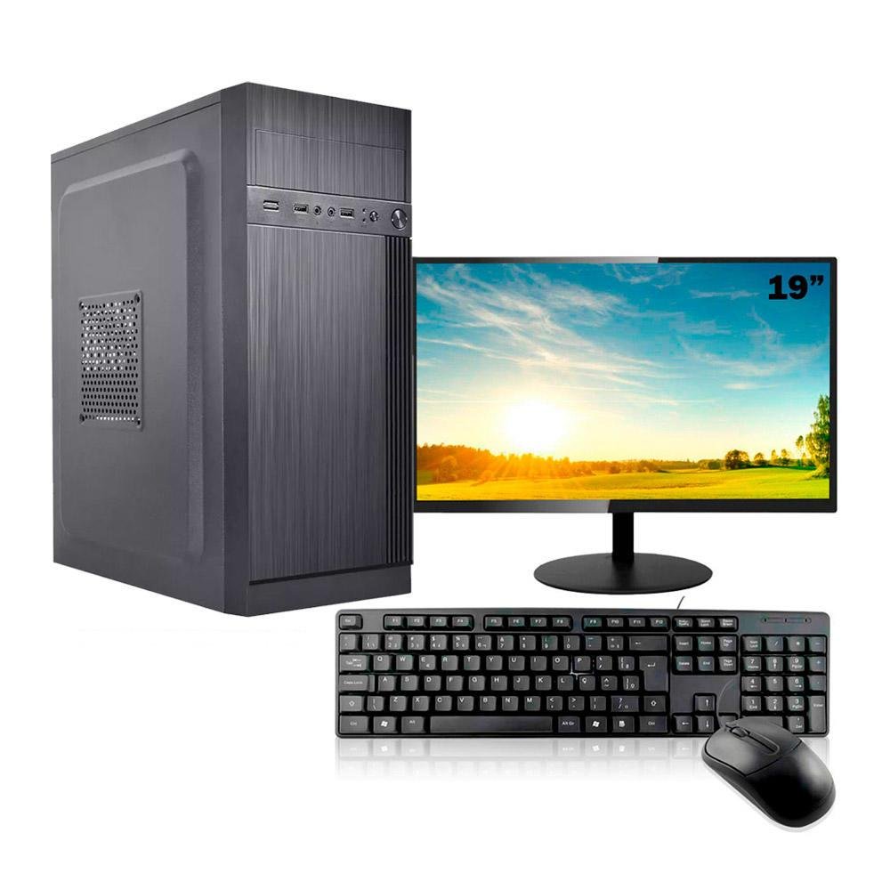 Computador Completo I3 8GB SSD 240GB Monitor 19