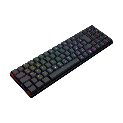 Teclado Gamer Mecânico Redragon Ashe Pro RGB, Switch Brown, Preto - K626p-Kbs-B
