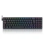 Teclado Gamer Mecânico Redragon Ashe Pro RGB, Switch Brown, Preto - K626p-Kbs-B