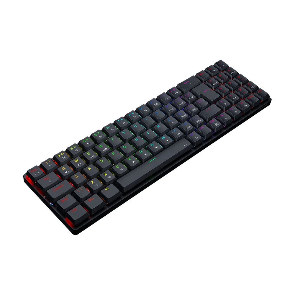 Teclado Gamer Mecânico Redragon Ashe Pro RGB, Switch Brown, Preto - K626p-Kbs-B Teclado Gamer Mecânico Redragon Ashe Pro RGB, Switch Brown, Preto - K626p-Kbs-B