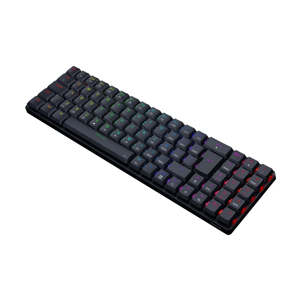 Teclado Gamer Mecânico Redragon Ashe Pro RGB, Switch Brown, Preto - K626p-Kbs-B Teclado Gamer Mecânico Redragon Ashe Pro RGB, Switch Brown, Preto - K626p-Kbs-B