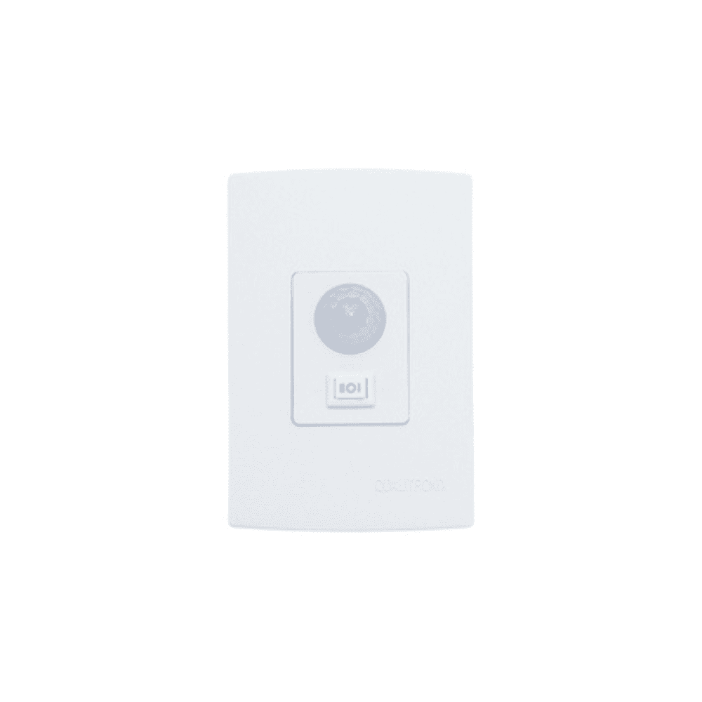 Imagem 4 de 4 do produto Kit 2x Sensor De Presença Qualitronix, Embutir Com Chave, Lente 180º, 6 Funções - Qi6mb