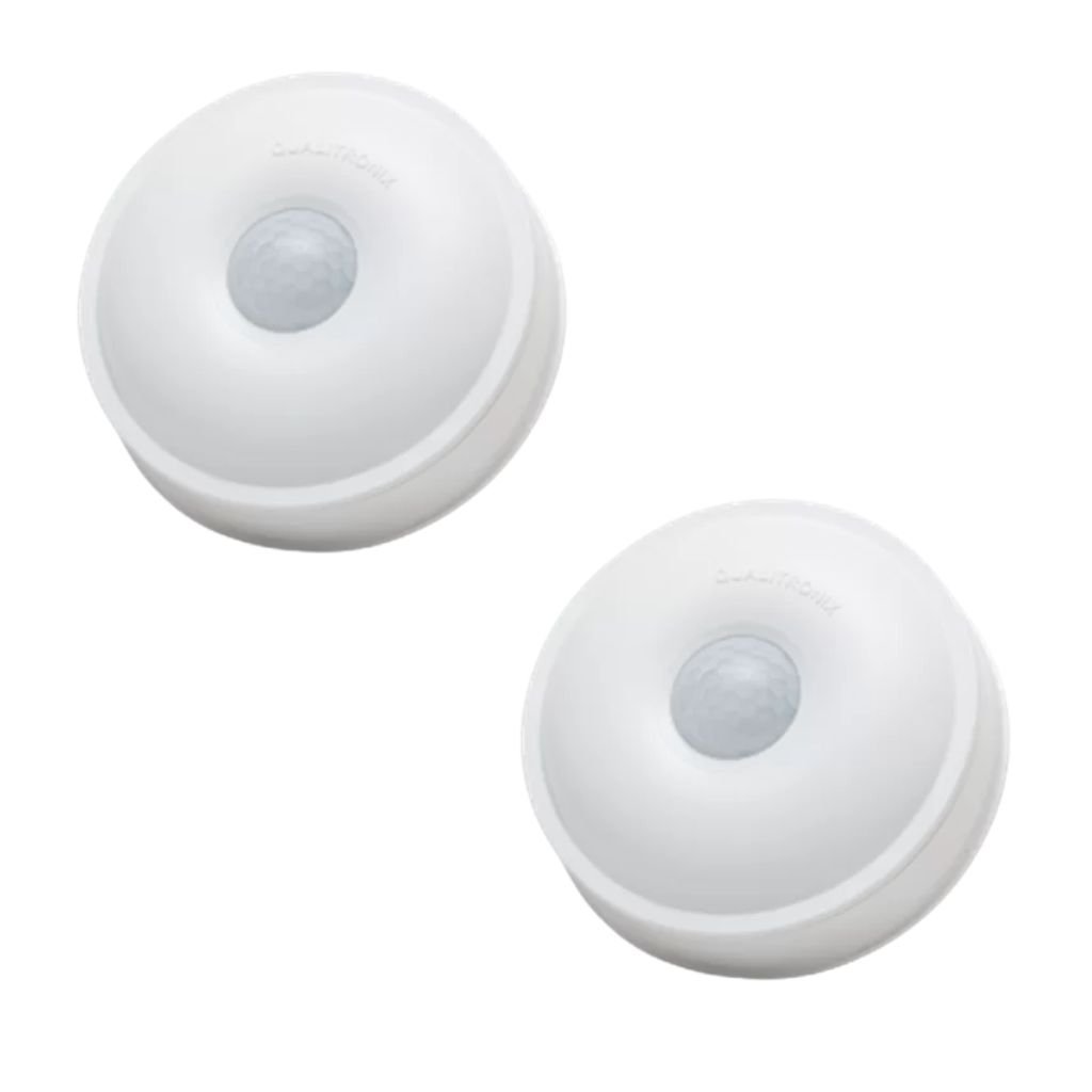 Kit 2x Sensor De Presença de Teto Qualitronix, Lente 360º, 6 Funções - Qa19m