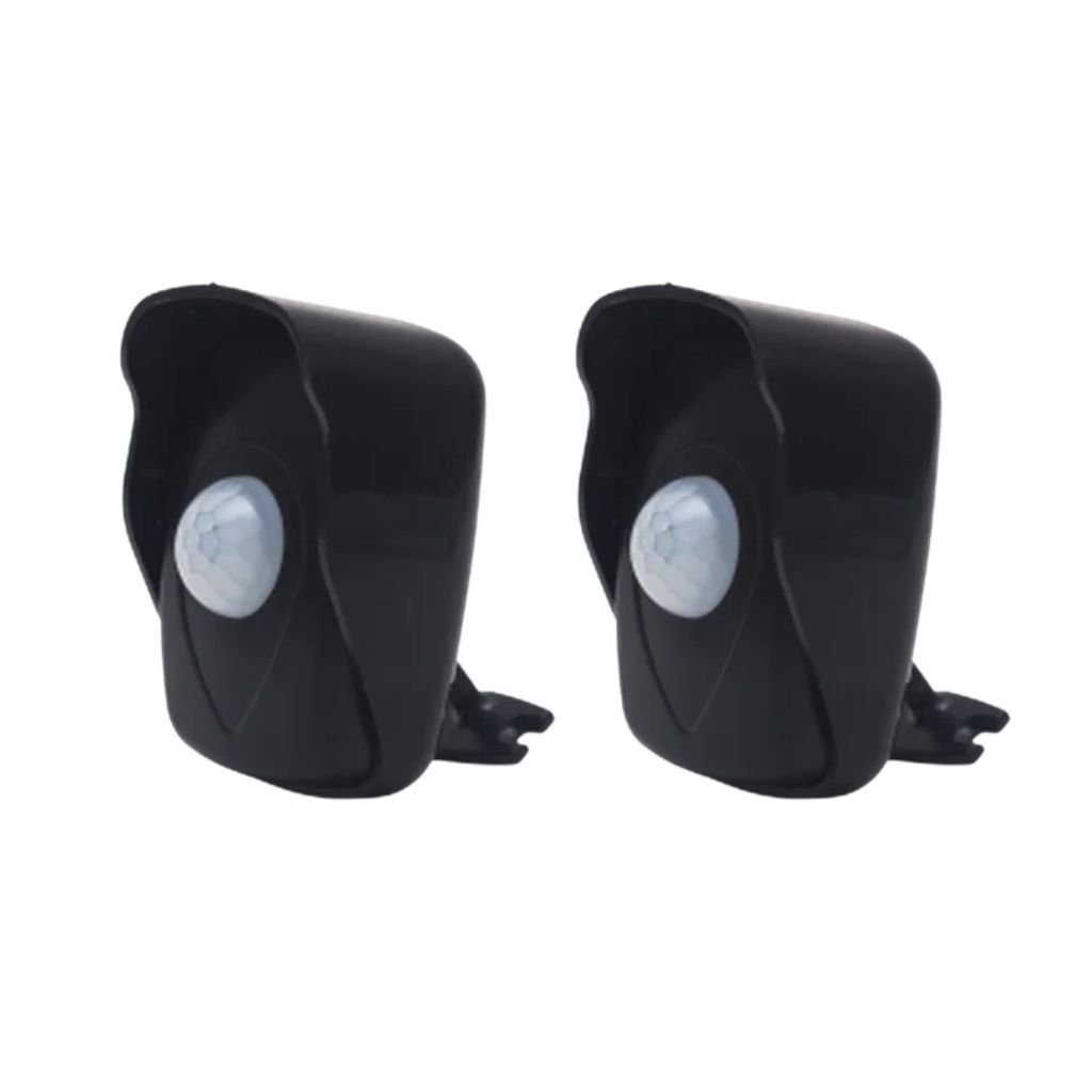 Kit 2x Sensor de Presença Qualitronix, Área Externa, Lente 180º, 6 Funções - Qa26m