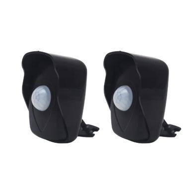 Kit 2x Sensor de Presença Qualitronix, Área Externa, Lente 180º, 6 Funções - Qa26m