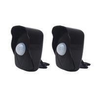 Kit 2x Sensor de Presença Qualitronix, Área Externa, Lente 180º, 6 Funções - Qa26m