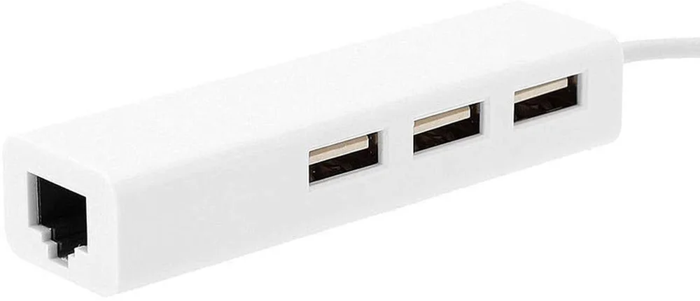 Imagem 3 de 5 do produto Adaptador Hub USB-c Com Ethernet 100 Mbps E 3 Portas USB 2.0