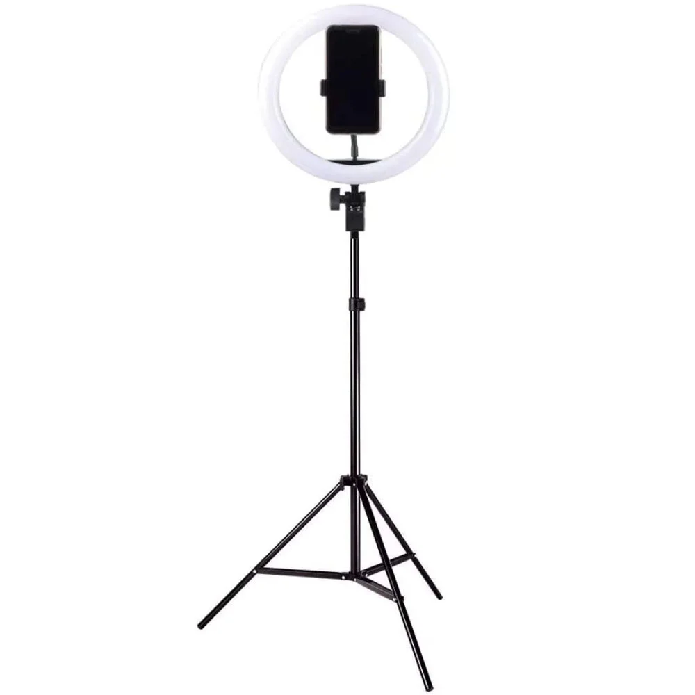Imagem 4 de 5 do produto Kit Completo Ring Light Com Tripé,Dimmer Youtuber Selfie Pro