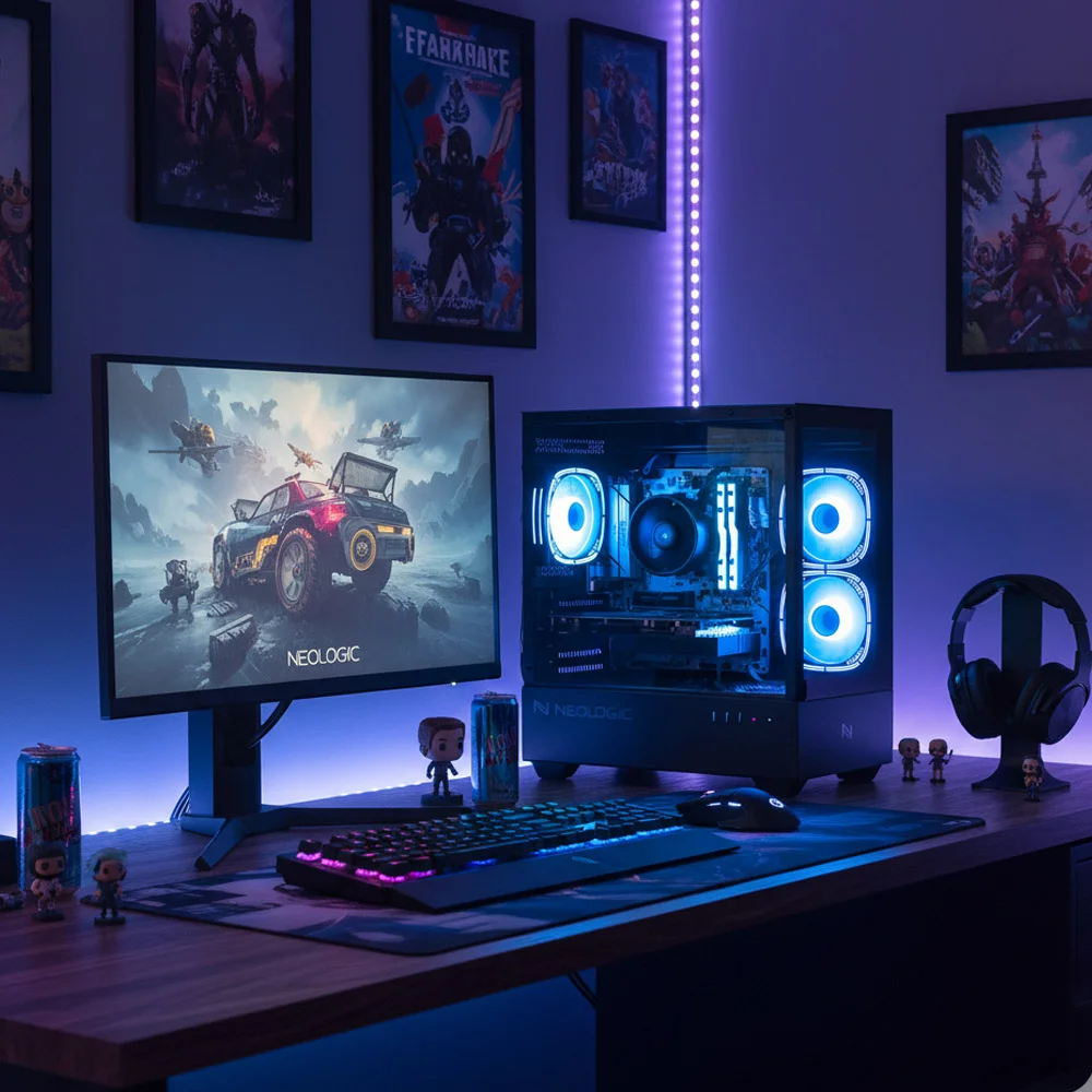 PC Gamer The Eras, Intel i7-12700f, 32GB DDR4, RTX 5060 8GB, SSD 1TB M.2, 600W 80 Plus, Windows 11 - Nli85320 - view 2