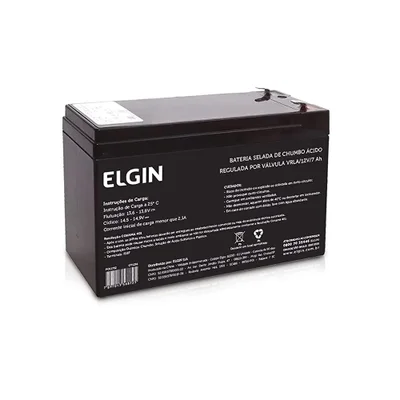 Bateria Selada De Chumbo Vrla 12v 7ah - Elgin