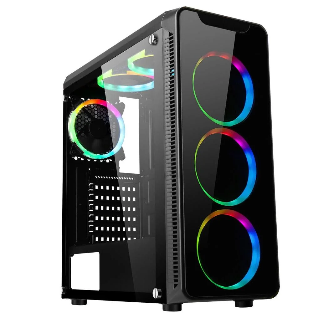 Imagem 2 de 2 do produto PC Gamer Completo Amd Ryzen 7 5700g, Gráficos Radeon Vega 8, 16gb Ddr4, SSD 512gb, Fonte 500w, Monitor 21.5" 75hz, 3green Force - 3f-016