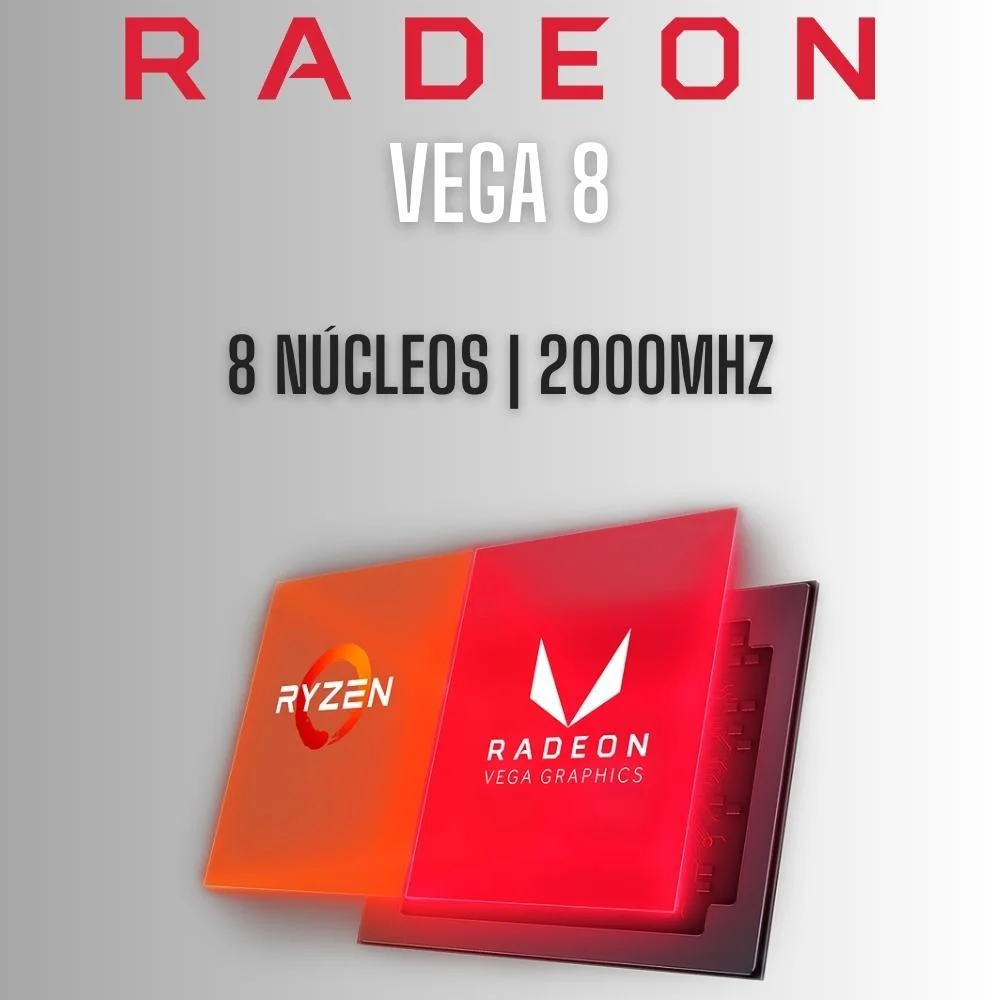 PC Gamer Completo Amd Ryzen 7 5700g, Gráficos Radeon Vega 8, 16gb Ddr4, SSD 256gb, Fonte 500w, Monitor 21.5" 75hz, Force - 3f-011 - view 2
