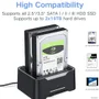 Dock Station Sata  Para Hds 2,5 / 3,5 Com Copia Off-line USB 3.0 RGB