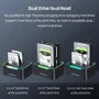 Dock Station Sata  Para Hds 2,5 / 3,5 Com Copia Off-line USB 3.0 RGB