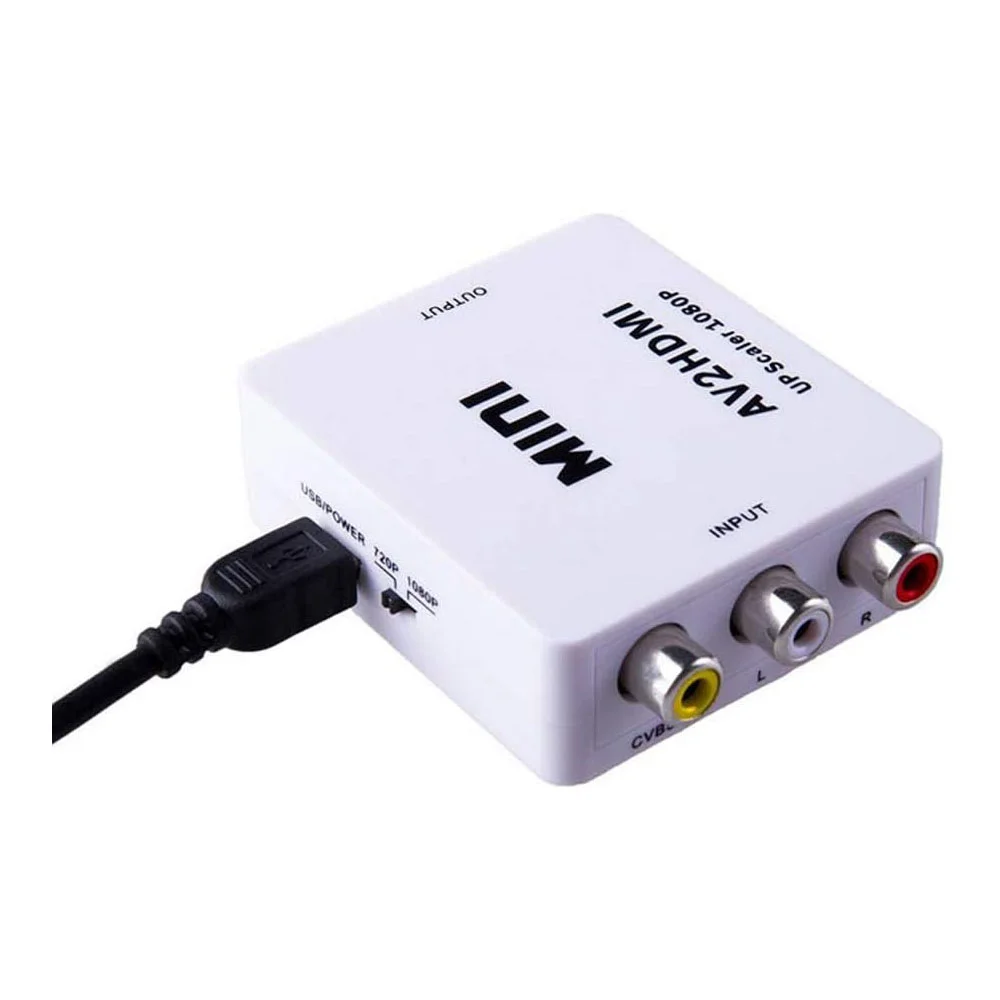 Imagem 5 de 5 do produto Conversor De Av Rca Audio Video P/HDMI, FULL HD 1080p - Av2hdmi