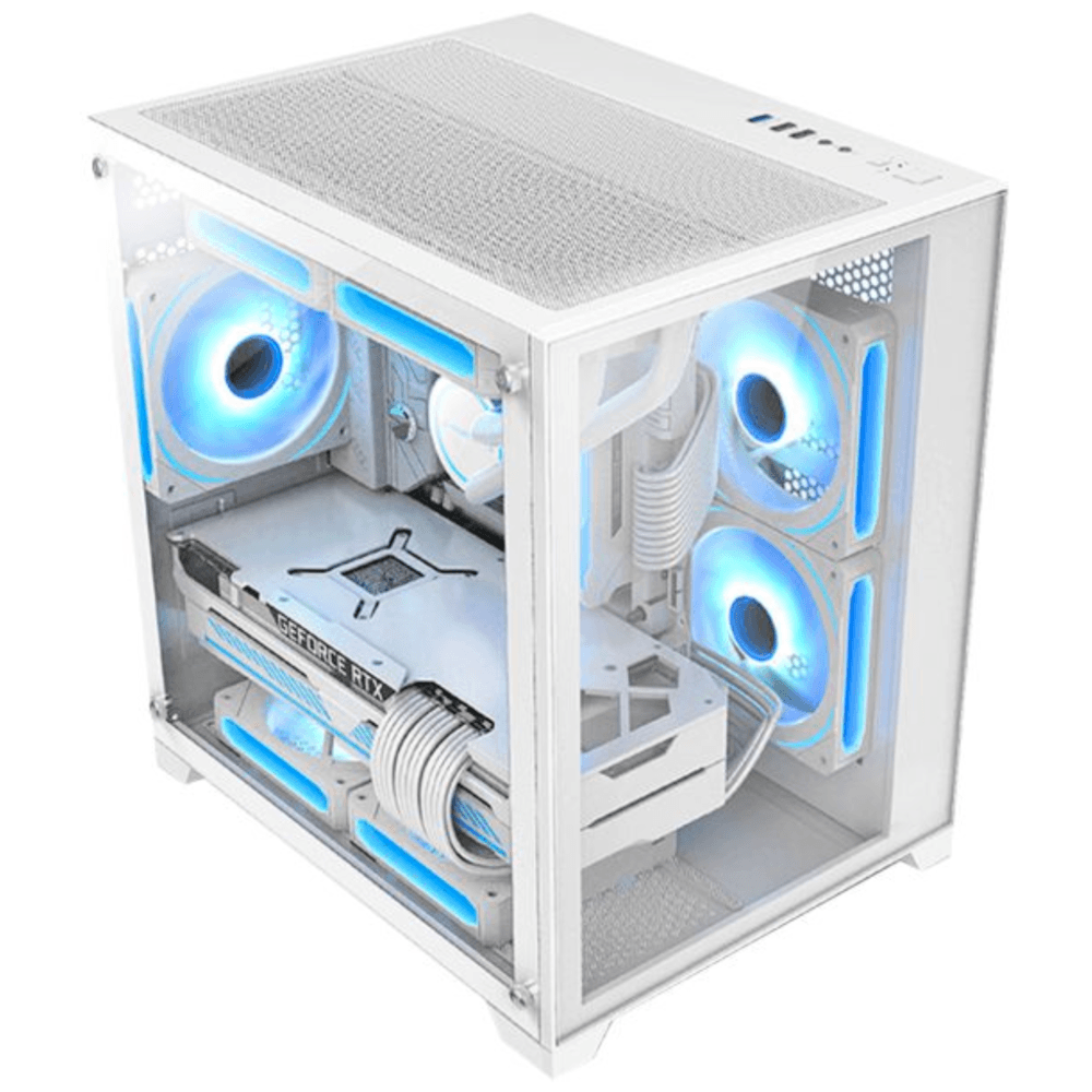 Gabinete Gamer KmexBranco Space KaBuM