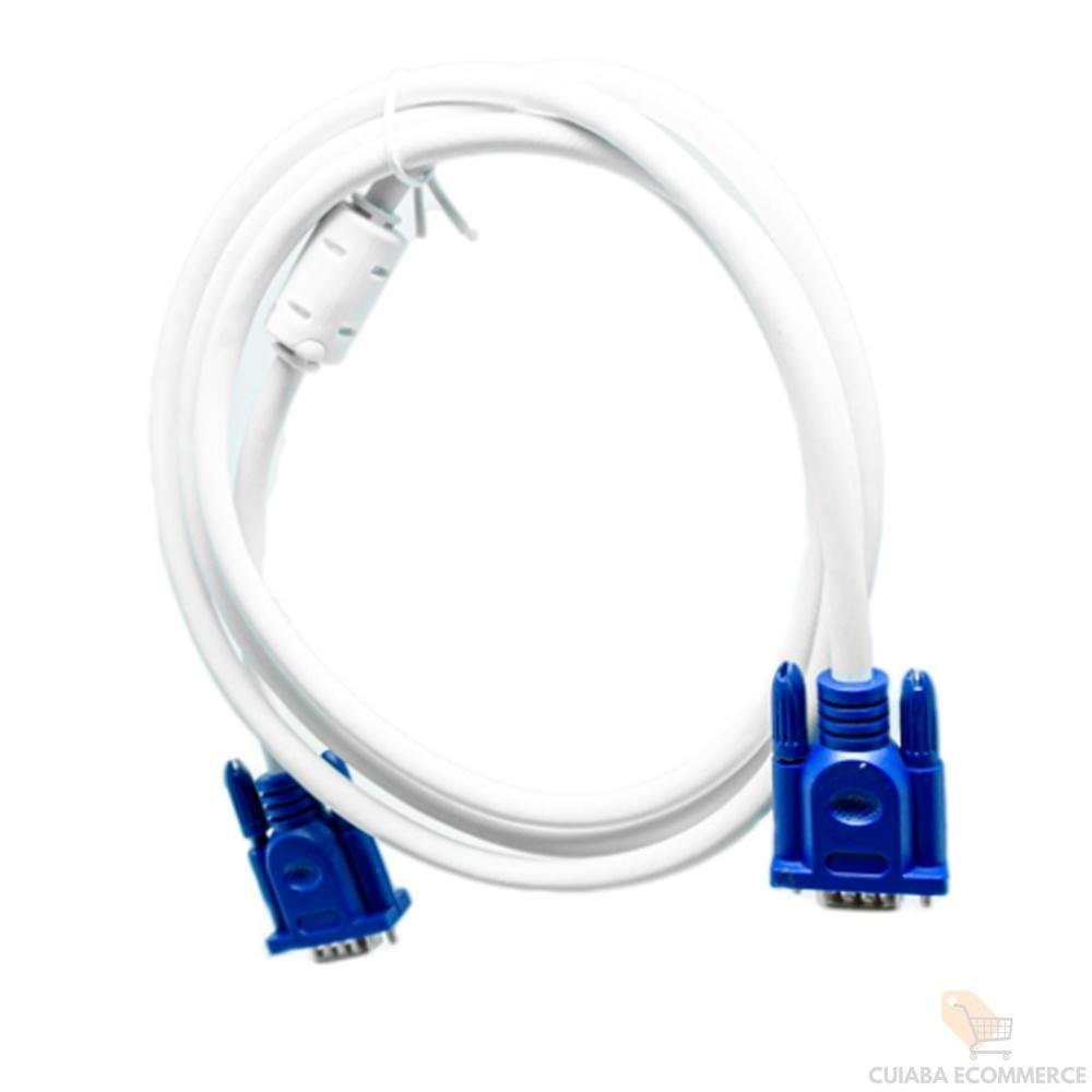 Imagem 2 de 2 do produto Cabo VGA Macho X Macho, Com Filtro, 3,0 Metros - Hayom