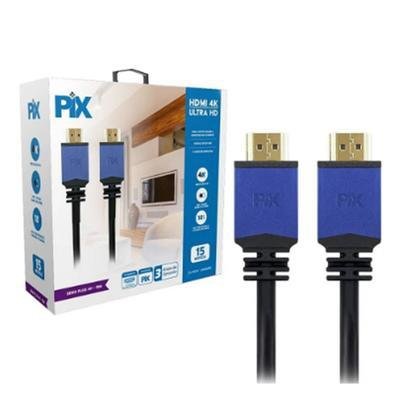 Cabo HDMI Macho X Macho 2.0, 3D, 4k, Hdr, 19 Pinos, 15 Metros