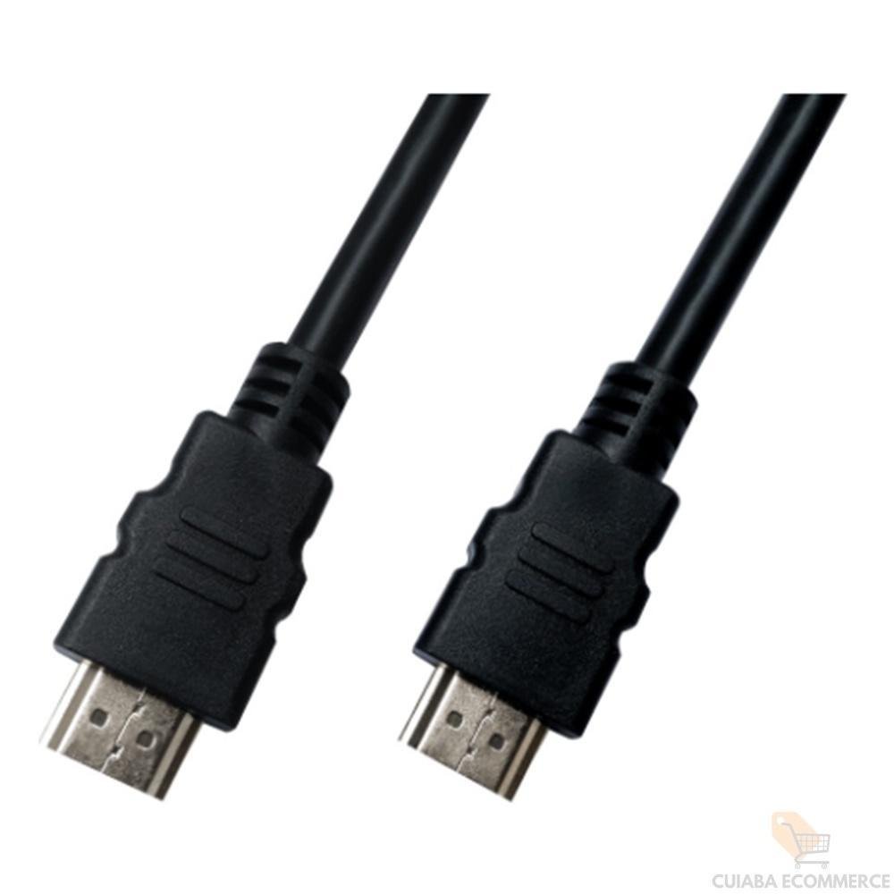 Imagem 2 de 2 do produto Cabo HDMI Macho X Macho 2.0, 4k, 3d, 19 Pinos, 1,8 Metros