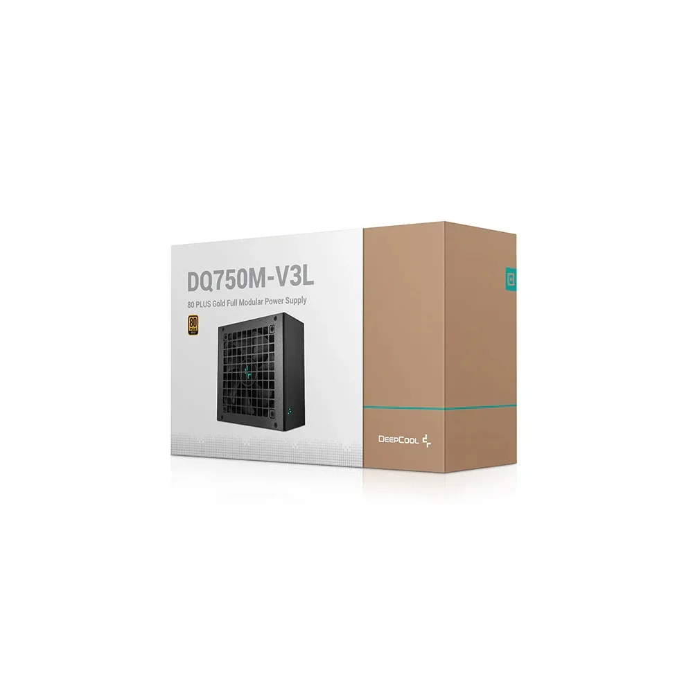 Imagem 3 de 5 do produto Fonte Gamer Deepcool Dq750m-v3l Wo,80 Plus Gold, Full Modular, Preto, Sem Cabo De Força