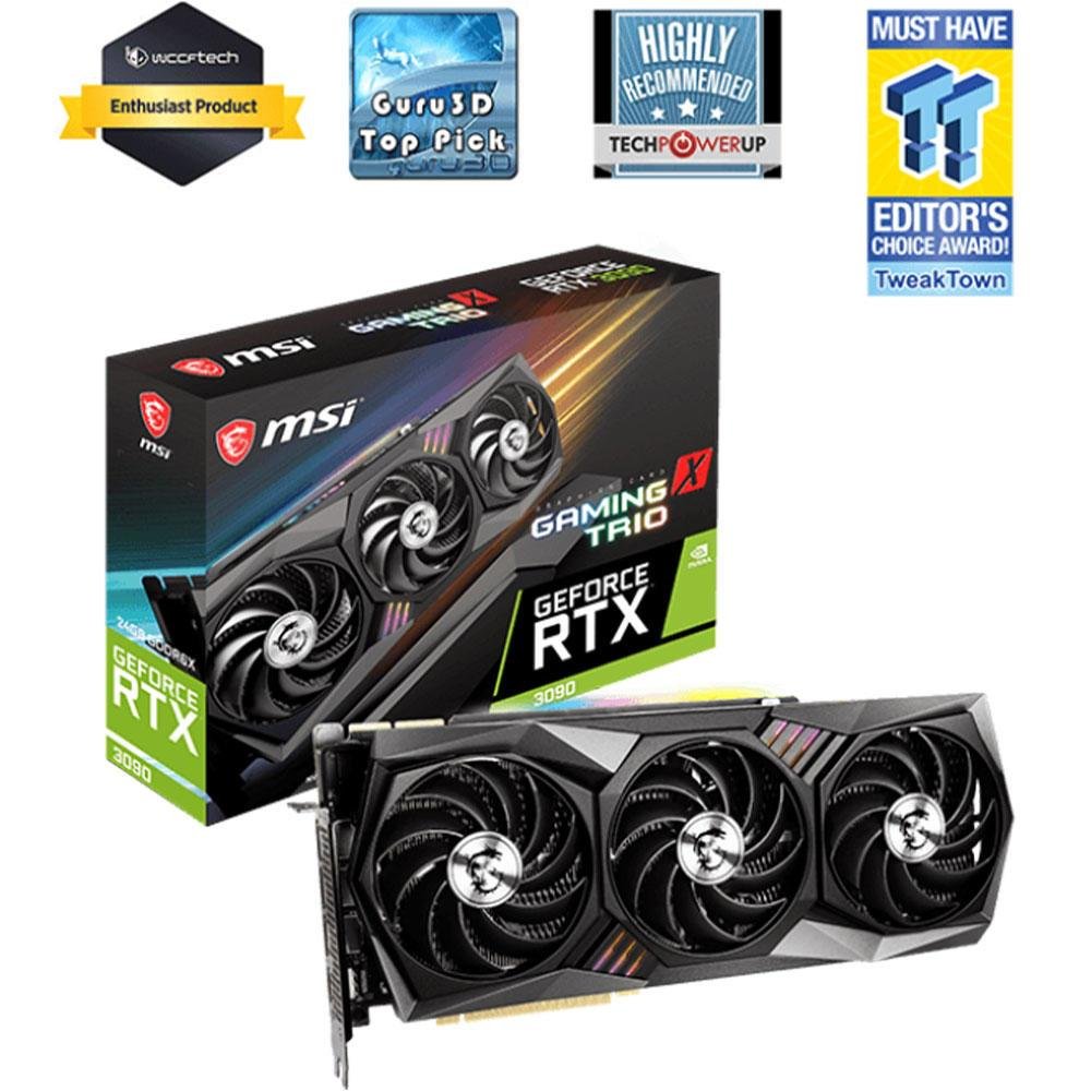 メ*ル様 MSI GeForce RTX3090 24GB GAMING X T Placa De Vídeo RTX 3090 Msi Gaming 24GB GDDR6