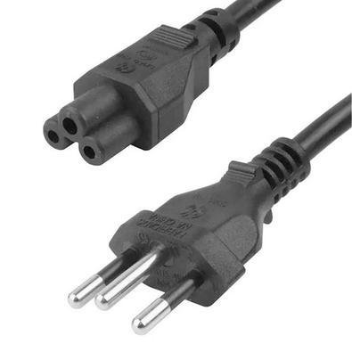 Cabo De Força Para Notebook 1.5 Metros, Tripolar, Novo Padrão Brasileiro