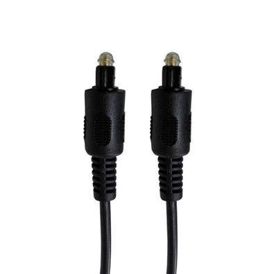 Cabo Óptico Digital Toslink, Para Áudio Digital, 1.8 Metros