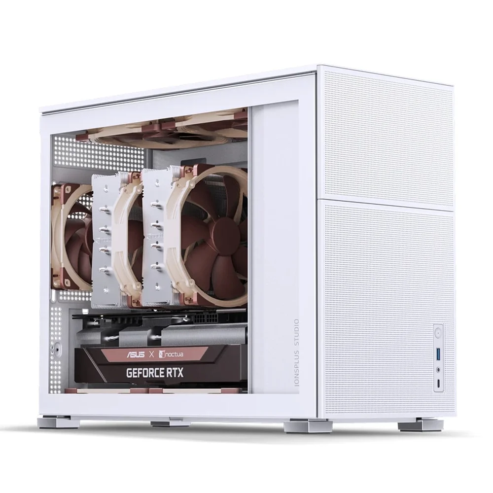 その他 JONSBO D31mesh White Gabinete Jonsbo D31 Mesh Screen Matx LCD Branco